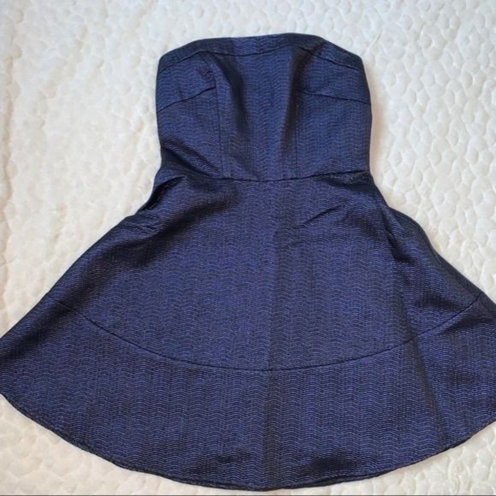NEW Express Lace Casual Party Dress: Size 2 Blue - Picture 2 of 11